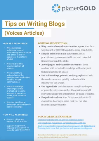 Voices article tip sheet image