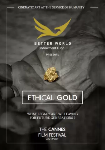 Flyer for Cannes ethical gold event