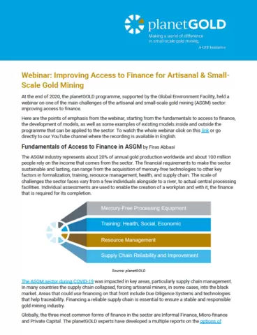 Finance webinar summary doc cover image
