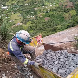 Miner wearing hard hat - ARM image