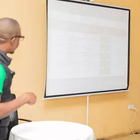 Mr. Chikatala Munsanje facilitating a lesson on MFPS