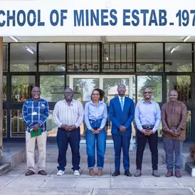 The planetGOLD project team with Unza School of Management