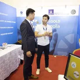 Mongolia project booth in the Precious Metals and Jewellery Forum 2023