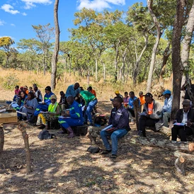 ASGM Miners During the financial trainining in Mpika