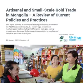 Artisanal and Small-Scale Gold Trade in Mongolia - cover photo