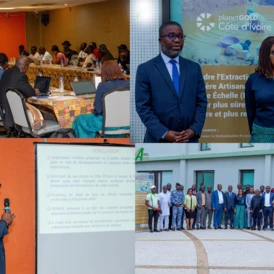 Des pratiques innovantes pour une exploitation artisanale minière responsable : planetGOLD Côte d’Ivoire forme des experts