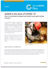 Cover image of document ASGM in time of COVID-19
