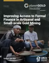 improving access to formal finance ASGM issue brief cover