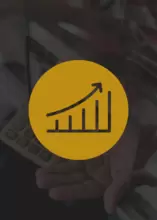 photo of hand with gold and calculator