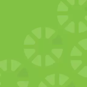 green banner image
