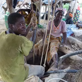 ASGM miners in Burkina Faso
