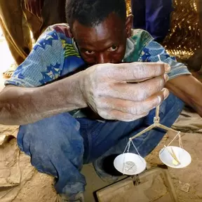 Gold Buyer, Burkina Faso Photo: Kevin Telmer, AGC