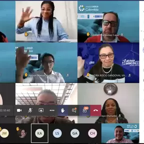 Captura del evento de socialización del proyecto planetGOLD Colombia en Cauca