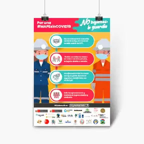 Afiche A3 MAPE No Bajemos La Guardia
