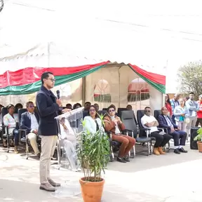 la remise officielle des équipements de contrôle environnemental destinés aux 60 officiers de Police Judiciaire de l’Environnement (OPJE) à Madagascar