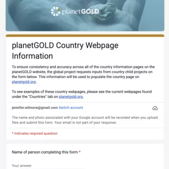 Image of webpage online form