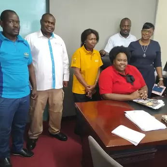 The planetGOLD team paid a courtesy call to the Environment County Executive Committee Member (CECM) of Vihiga County, Ms. Anne Desma
