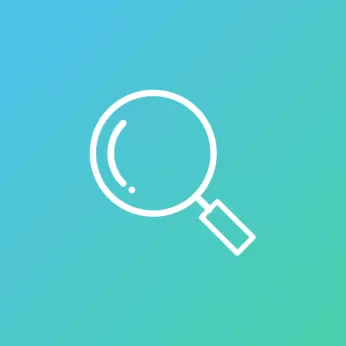 Magnifying glass illustration