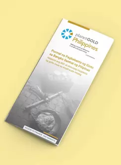 mockup of planetgold brochure