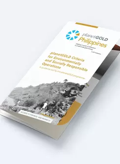 mockup of planetgold brochure
