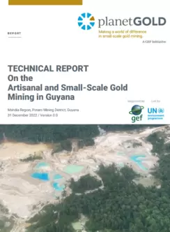 Technical report on the Artisanal and Small-scale Gold Mining in Guyana