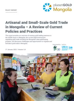 Artisanal and Small-Scale Gold Trade in Mongolia - cover photo