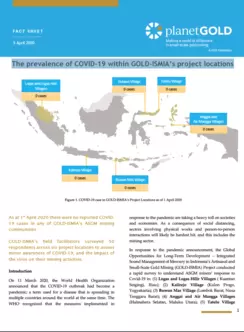The prevalence of COVID-19 within GOLD-ISMIA’s project locations