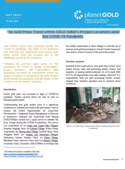 he Gold Price Trend within GOLD-ISMIA’s Project Locations amid the COVID-19 Pandemic