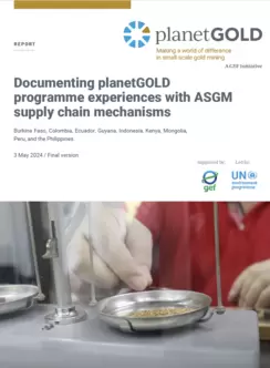Documing experiences with ASGM supply chain mechanisms cover image