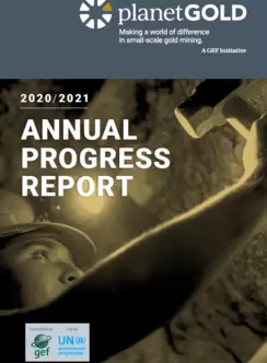 planetGOLD 2020-21 annual report cover image