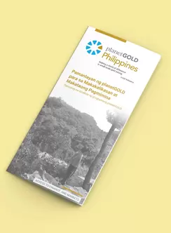 mockup of planetgold brochure