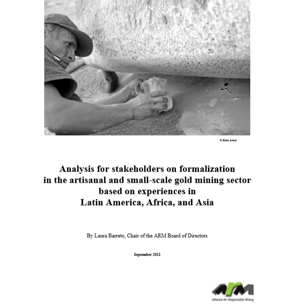 Analysis for Stakeholders on Formalization in the Artisanal and Small ...