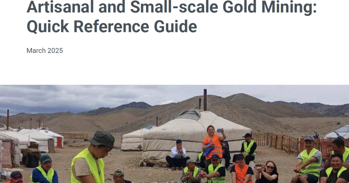 Occupational Safety and Health in Artisanal and Small-scale Gold Mining ...