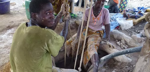 ASGM miners in Burkina Faso