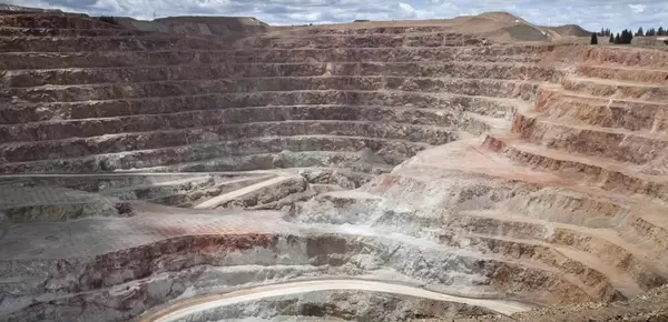 open pit gold mine