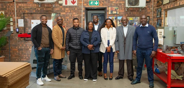 The planetGOLD Zambia Project Team and other key stakeholders posing for a group photo in South Africa