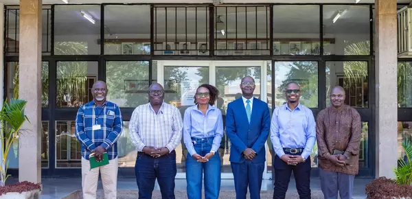 The planetGOLD project team with Unza School of Management