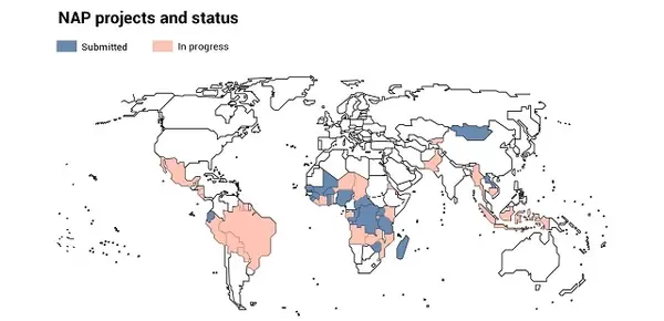 NAP status map