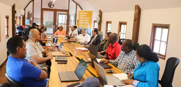 planetGOLD Suriname held a technical working session