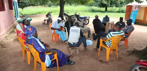 Discussion avec la communauté de Koumana