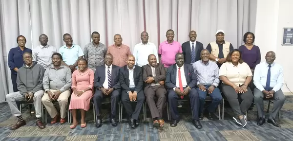 Joint Implementation Committees from Migori, Narok, Kakamega and Vihiga counties in a meeting in Machakos County, Kenya