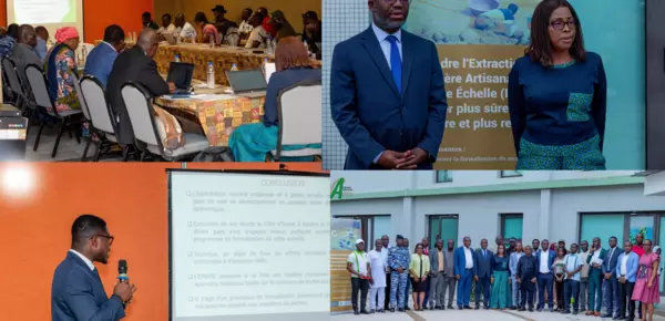 Des pratiques innovantes pour une exploitation artisanale minière responsable : planetGOLD Côte d’Ivoire forme des experts