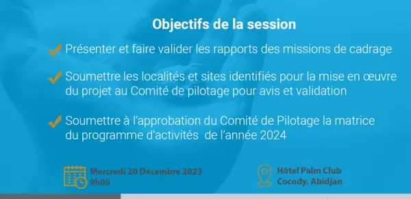 Session annuelle 2023 du Comité de Pilotage