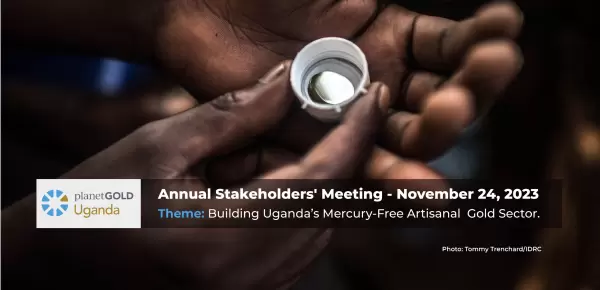 image of miner holding mercury project logo