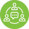 Icon graphic - awareness raising