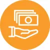 Financing icon graphic