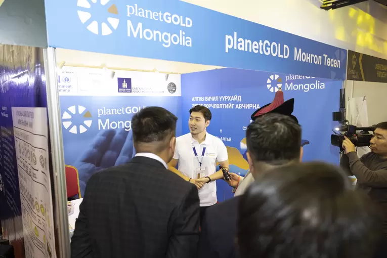 pG Mongolia booth at the Expo